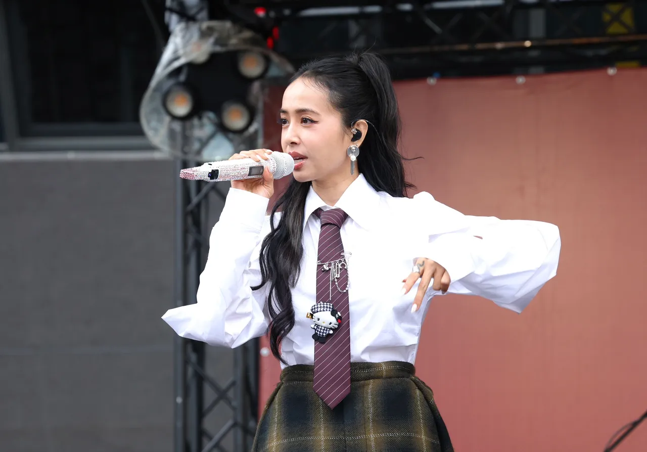 Jolin今签唱会一连演唱多首歌曲。庄宗达摄