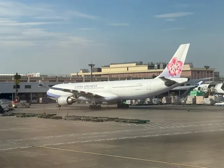 華航班機示意圖。攝影中心