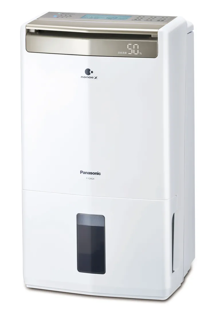 Panasonic除濕機F-Y24GX原價1萬3790元，特力屋特價1萬2411元，11/22-11/23限時優惠再折1000元。業者提供
