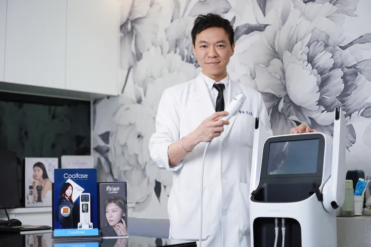 愛爾麗集團張祐嘉醫師。彭欣偉攝 