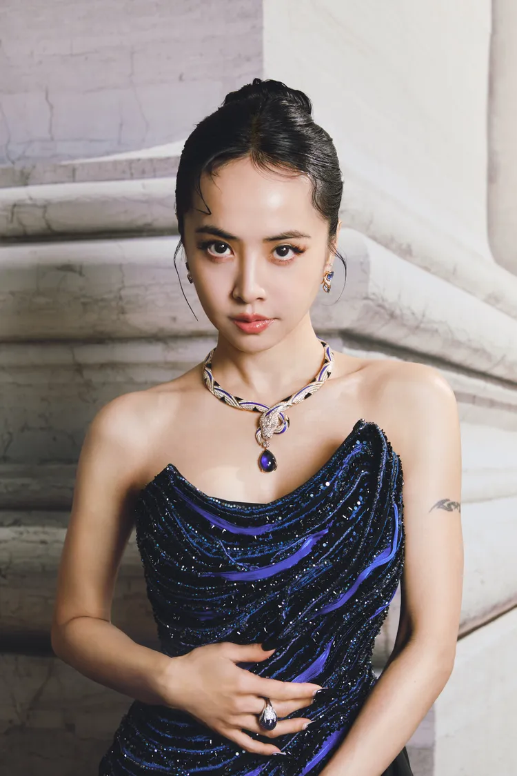 蔡依林佩戴寶格麗Serpenti頂級珠寶系列。品牌提供