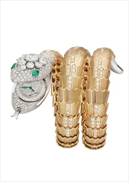 BVLGARI Serpenti Misteriosi顶级神秘手环腕表。品牌提供