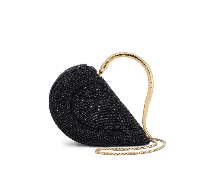 BVLGARI Serpenti Cuore 1968 水晶手提包。品牌提供