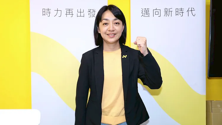 時代力量黨主席王婉諭。彭欣偉攝