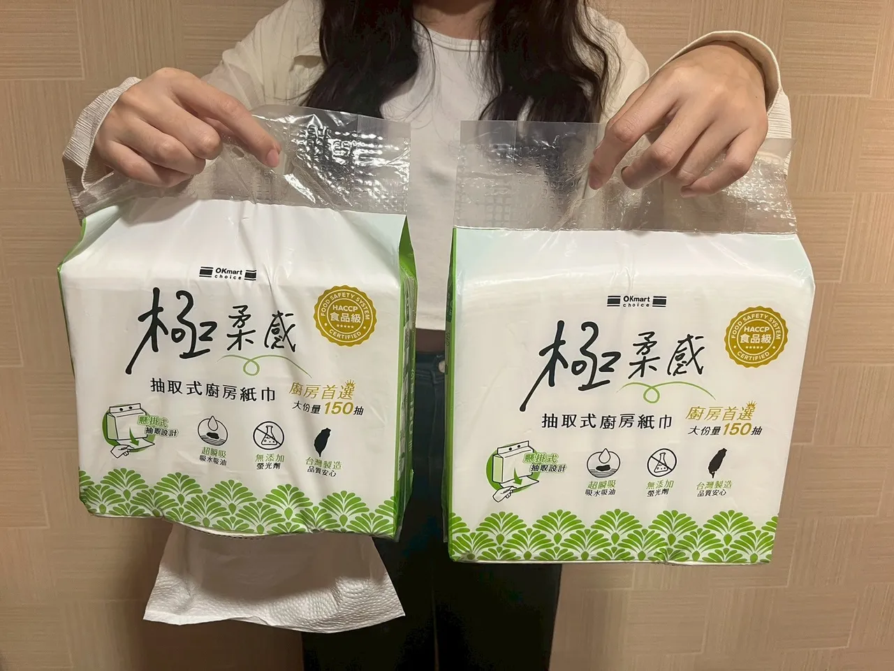 超商观察天冷期间消费者整体水洗频率降低，使用卫生纸与厨房纸巾替代部分清洁工作的情况增加。OKmart提供