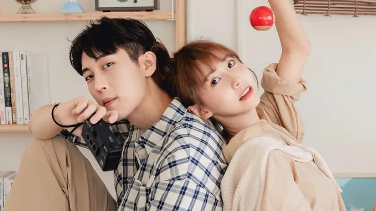 粿粿（右）和范姜彥豐甜蜜不再。翻攝粿粿IG