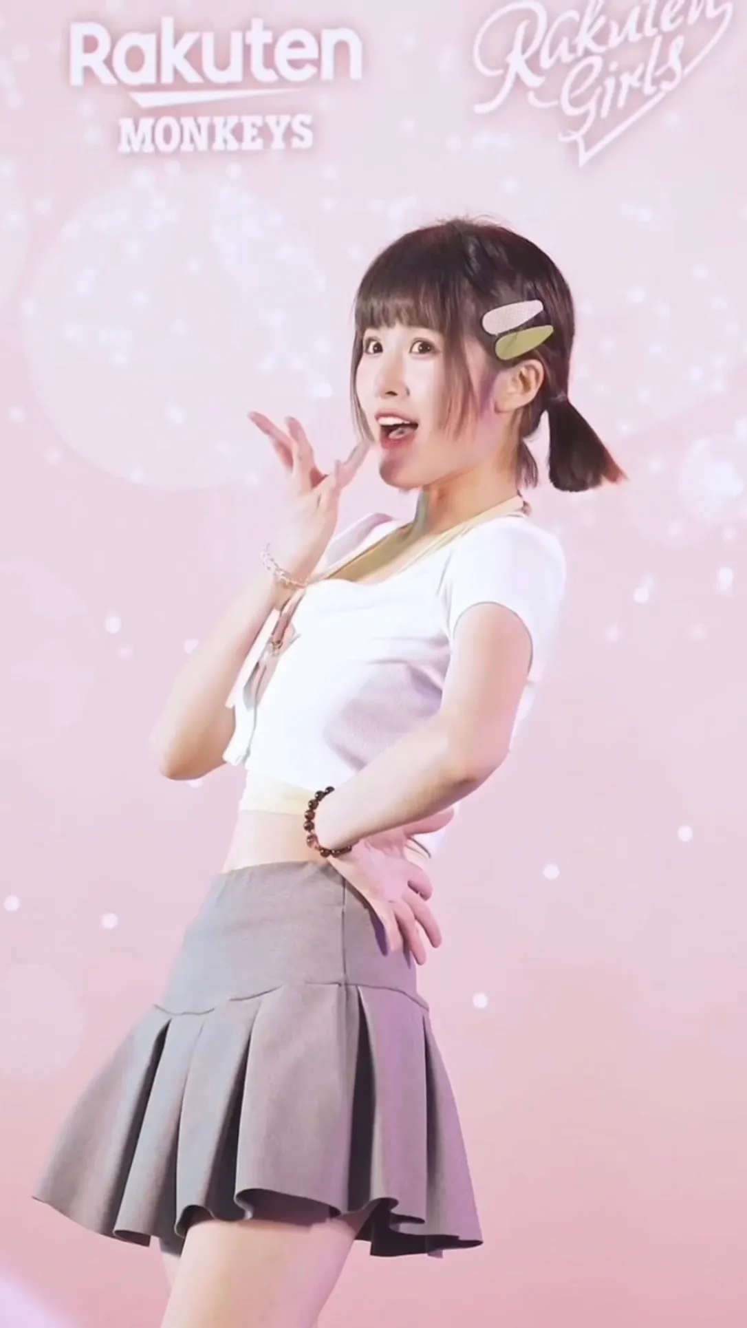 沈珈妤選秀時表演橋段。樂天桃猿提供