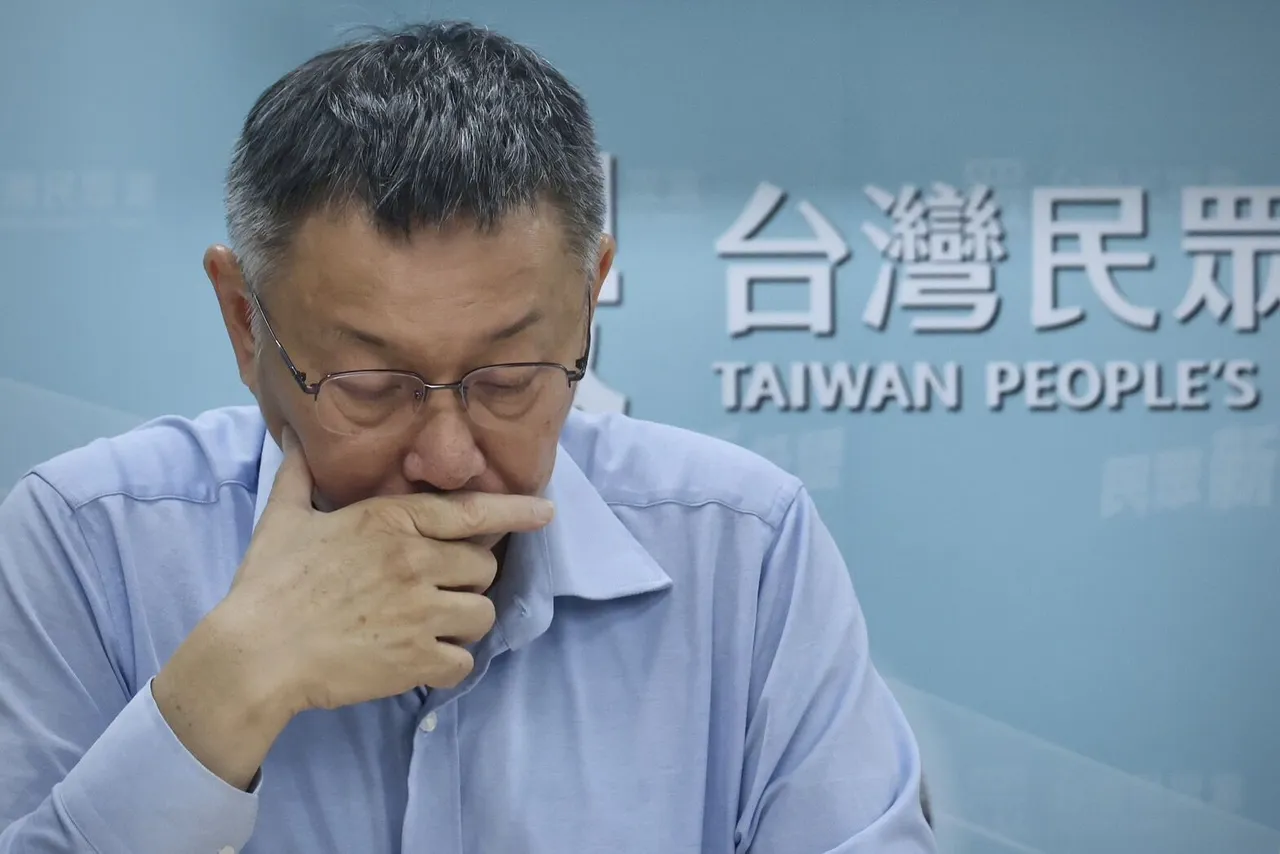 民众党主席柯文哲痛心发文，呼吁总统特赦 80 岁老母亲。资料照