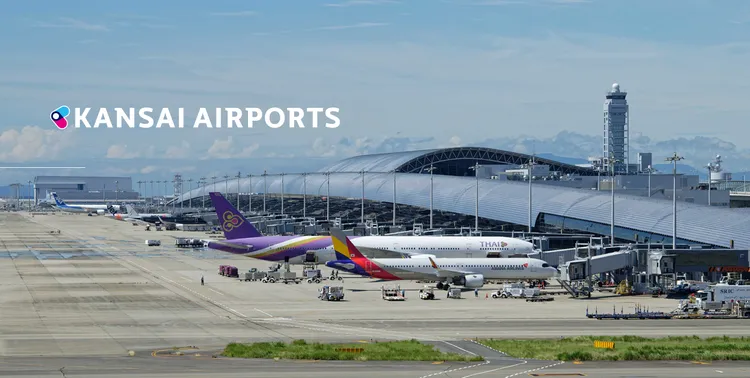 日本关西国际机场。翻摄自关西机场公司官网