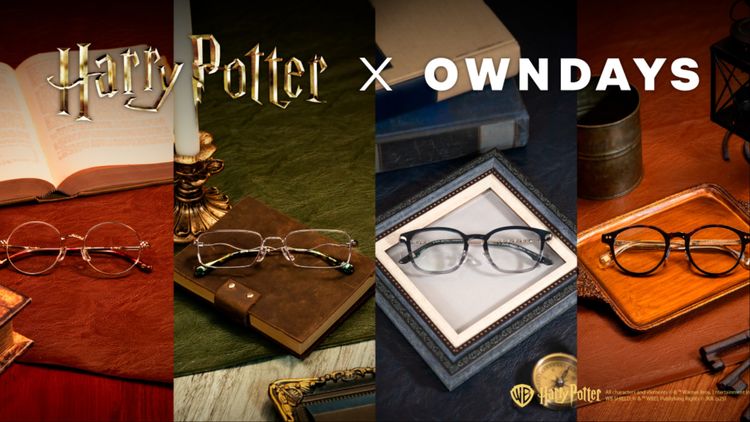 OWNDAYS《哈利波特》聯名登場　石內卜、劫盜地圖款細節滿分