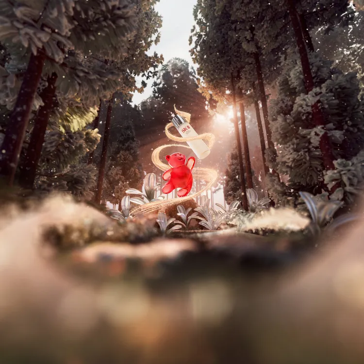 SK-II PITERA晶透小熊。品牌提供