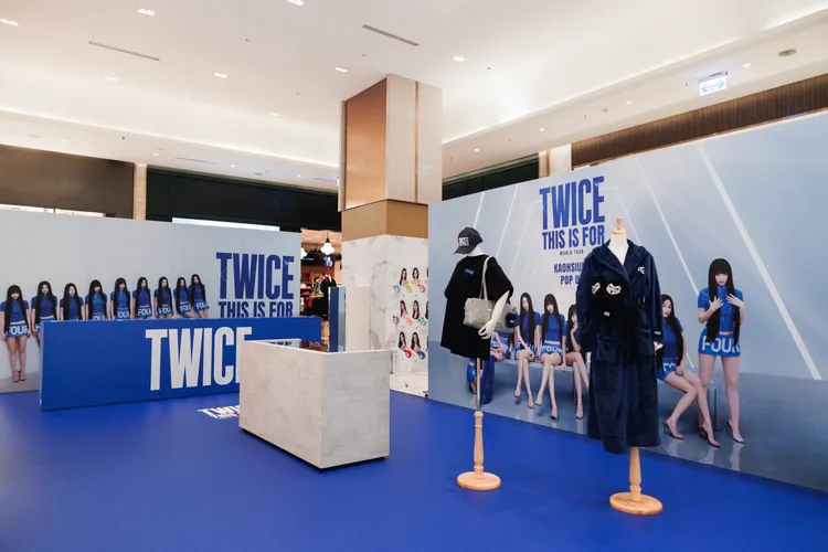 TWICE快閃店在義享時尚廣場展示到11月24日。Live Nation Taiwan提供