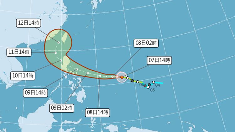鳳凰將增強為中颱 11日、12日雨勢最大