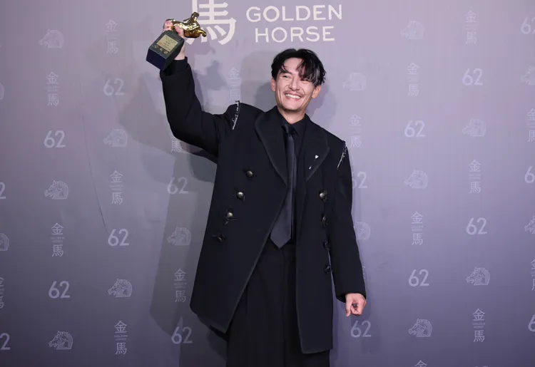 张震2度夺影帝。摄影中心摄