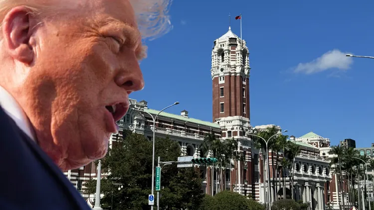 美国媒体报导，美国川普政府要求台湾对美投资3500亿至5500亿美元。合成画面。美联社