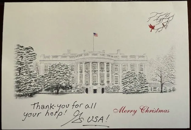 格拉斯在社群貼出聖誕賀卡引發熱議。翻攝自格拉斯X