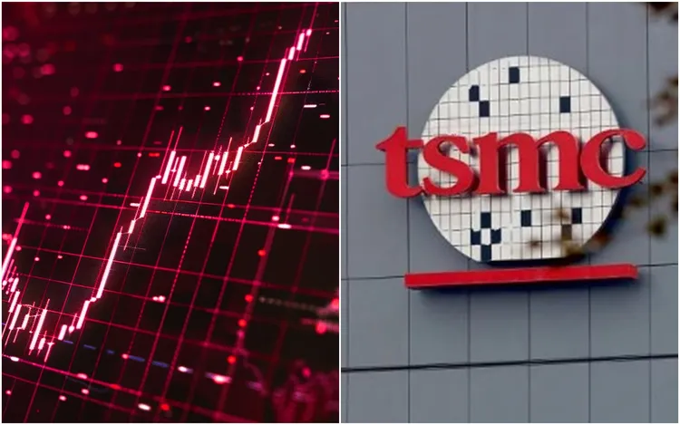 台积电半导体出口年增逾三成，助台湾经济创17年新高。资料照