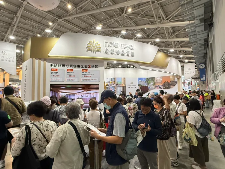 业者指出，今年旅展现场出现「千万刷手」，一次扫购3000张联合住宿券，也有10多位消费者单笔消费超过100万元。老爷酒店集团提供