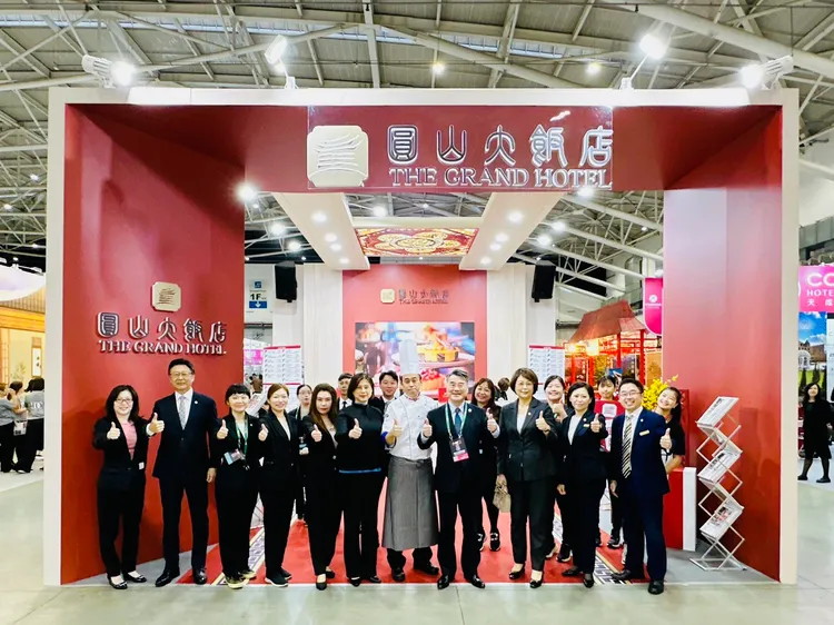 北高兩館於ITF台北國際旅展共同登場，統計首日業績突破1021萬元。圓山大飯店提供