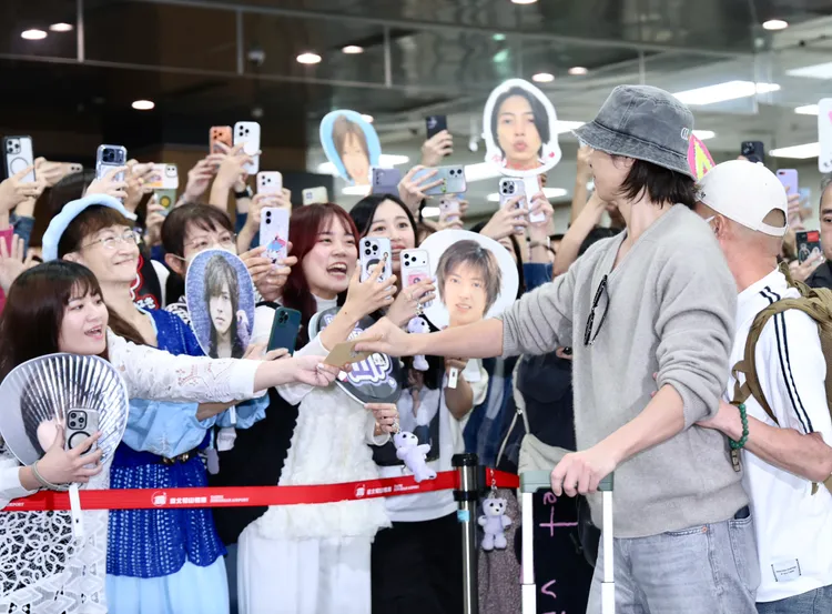 山下智久手下粉絲的信。莊宗達攝