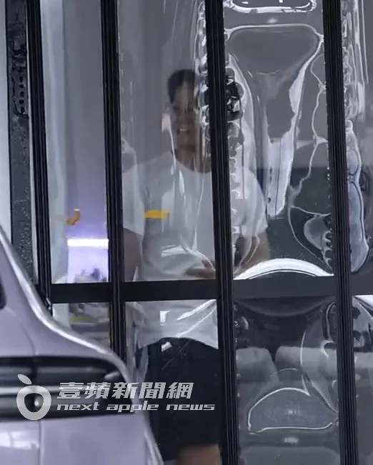 徐新洋笑得开心。特勤中心摄