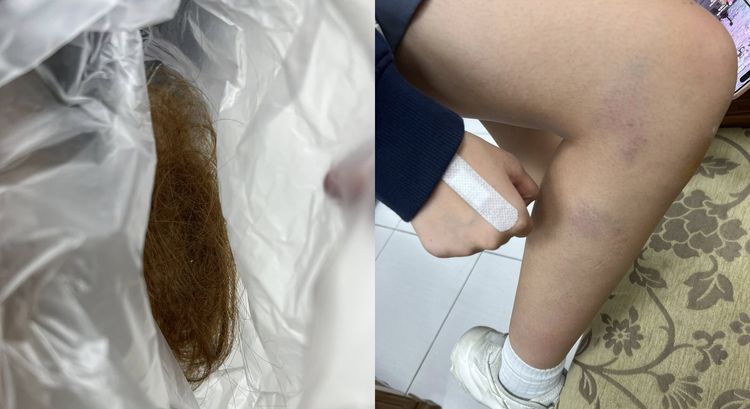 不滿被碰撞！高三學長強行拖行學妹3層樓、剪頭髮