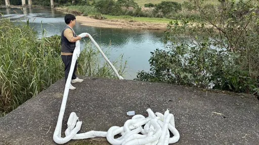 基隆河發現油污影響民生用水！基隆、汐止多區民眾：水有汽油味