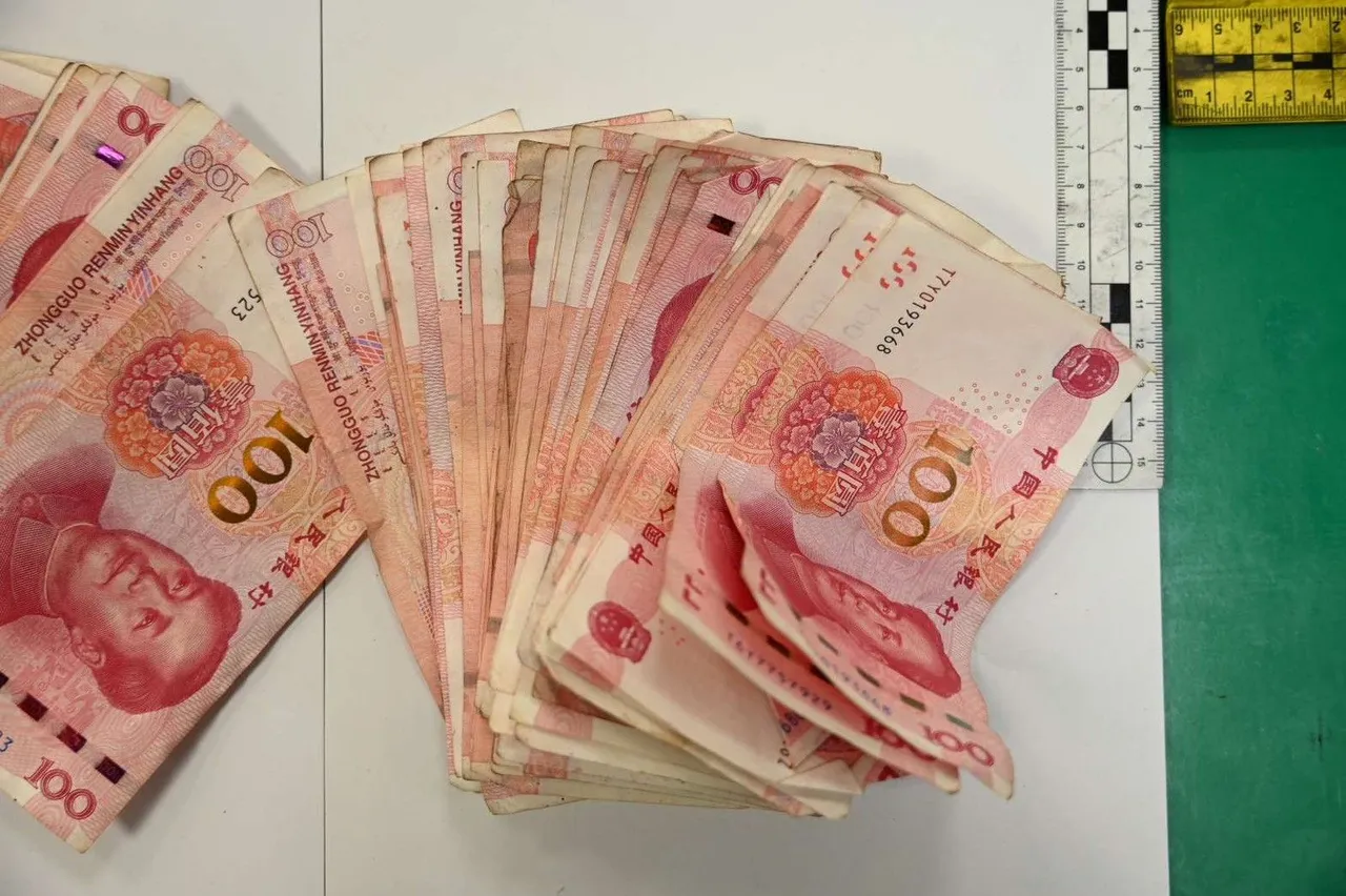 现场还有1万多元人民币。民众提供