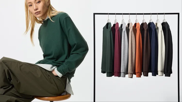 UNIQLO柔軟針織刷毛圓領T恤，感謝價390元。品牌提供