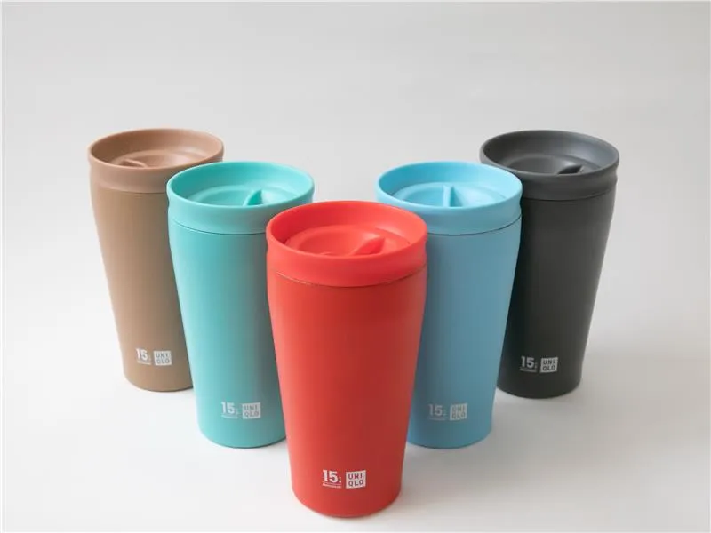 UNIQLO同步推出5款台湾限定色的「旋盖即饮保温杯」作为满额赠。品牌提供