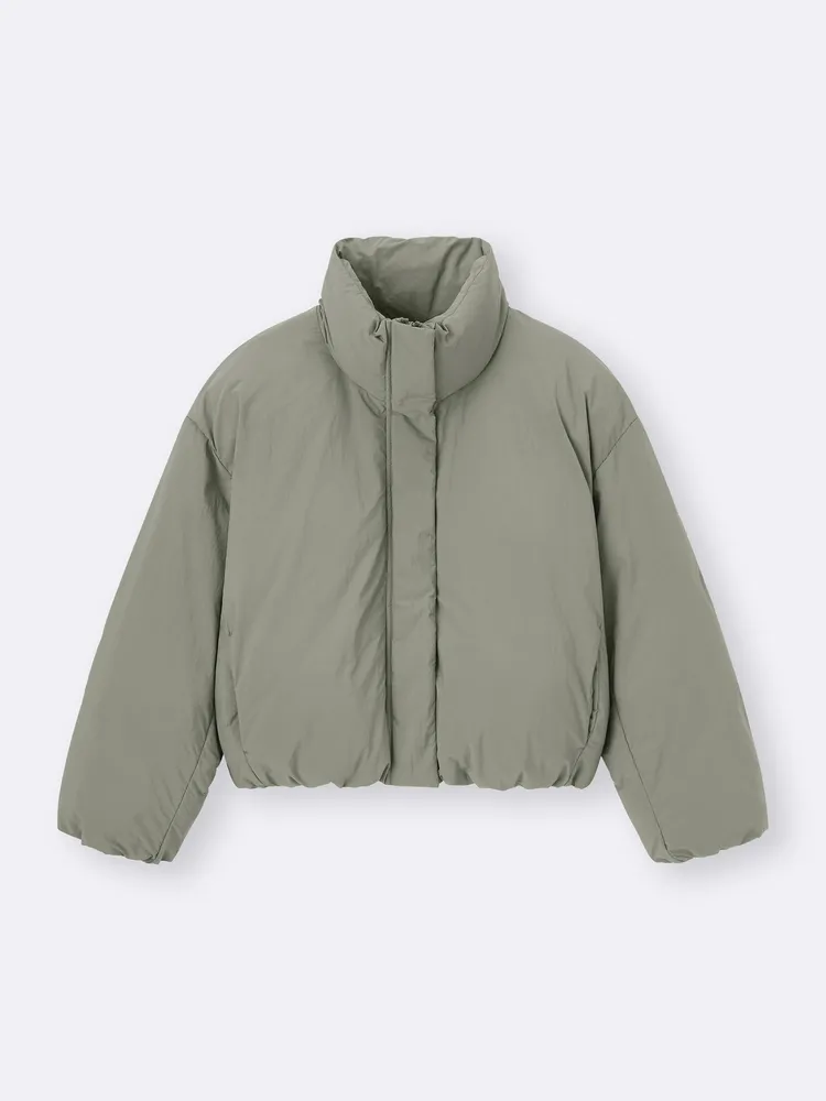GU WARM PADDED短版外套JR+E，限定價1090元。品牌提供
