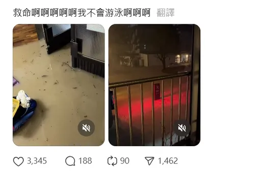 苏澳淹惨了「水深及肩」！军方派橡皮艇救援