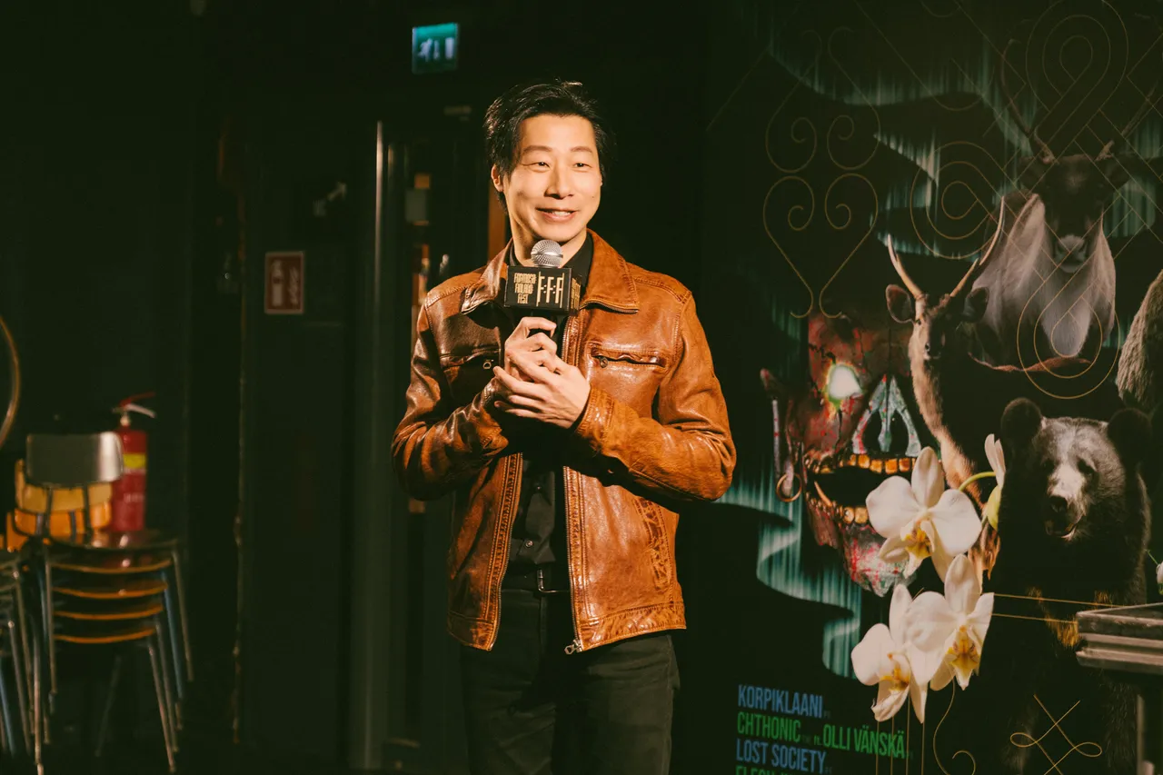 駐芬蘭大使林昶佐，另一個身份是閃靈主唱。文化總會提供