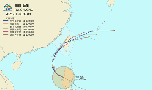 鳳凰今晚發海警、明陸警！登陸地點難測　今大雨先炸4縣市