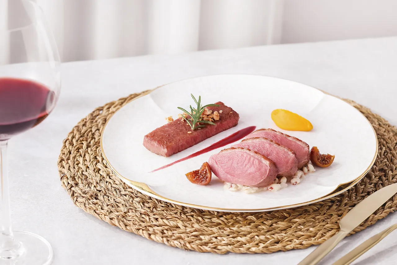 A5和牛与鸭胸。业者提供