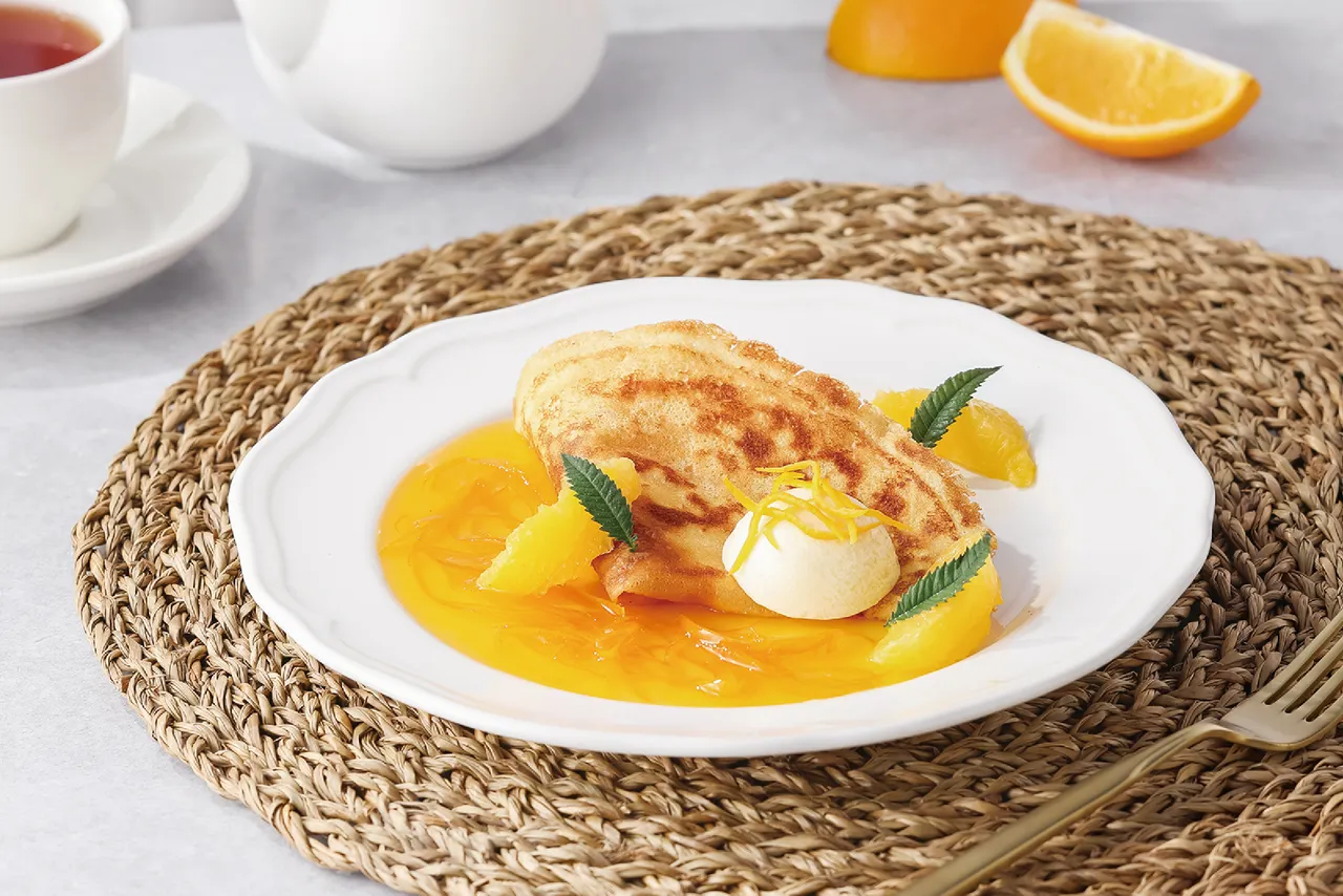 法式香橙可丽饼。业者提供