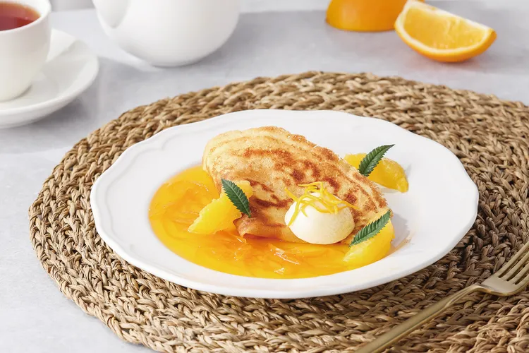 法式香橙可麗餅。業者提供