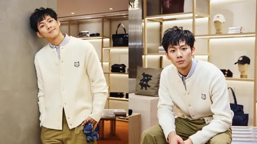 吳念軒搶套新衣俏皮入學　Maison Kitsuné秋冬書寫自在學院風