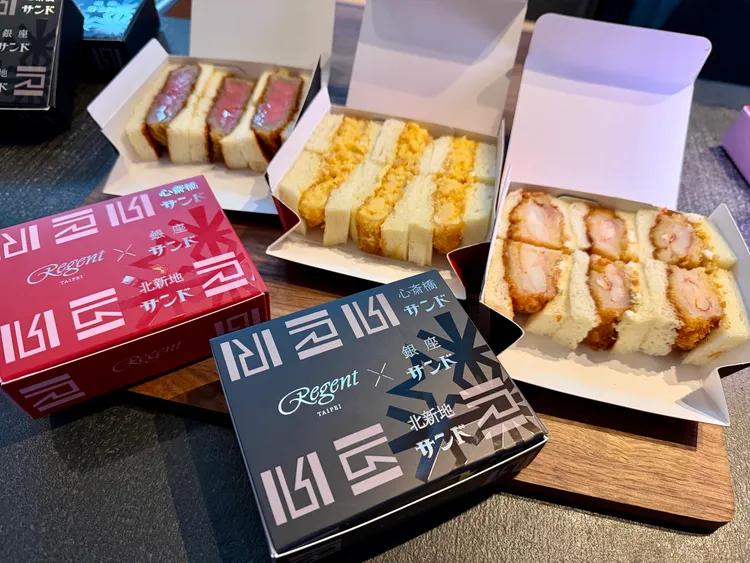 「Ginza Sand」來台客座，帶來招牌玉子磚、A5和牛菲力、蒲燒鰻及紫蘇千層豚里肌等日本店內熱賣品項。莊偉祺攝