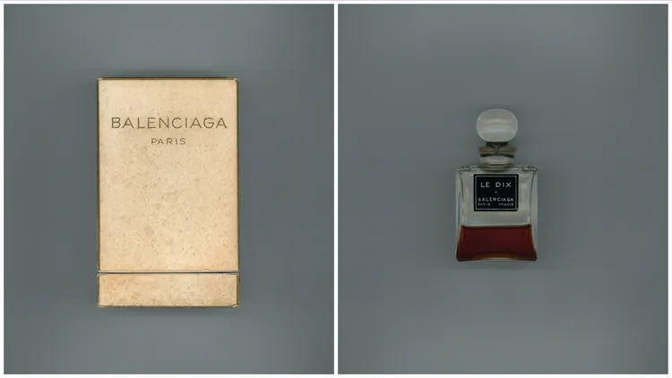 Balenciaga 1947年推出的首款Le Dix香水。品牌提供
