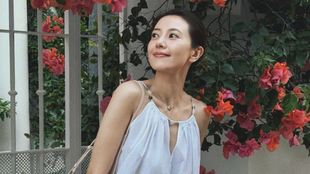 高圆圆。翻摄自高圆圆微博