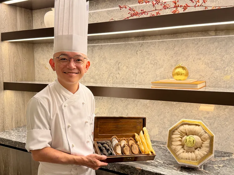 台北喜來登大飯店粵菜餐廳「辰園」新主廚伍志杰。莊偉祺攝