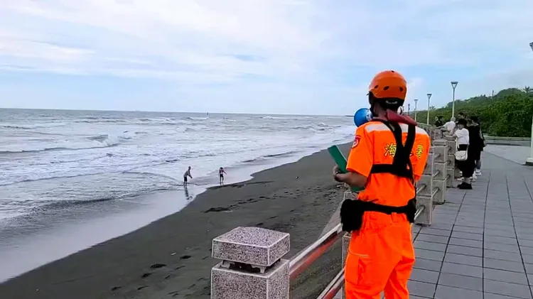 海巡署呼籲民眾切勿從事水域活動。海巡署提供