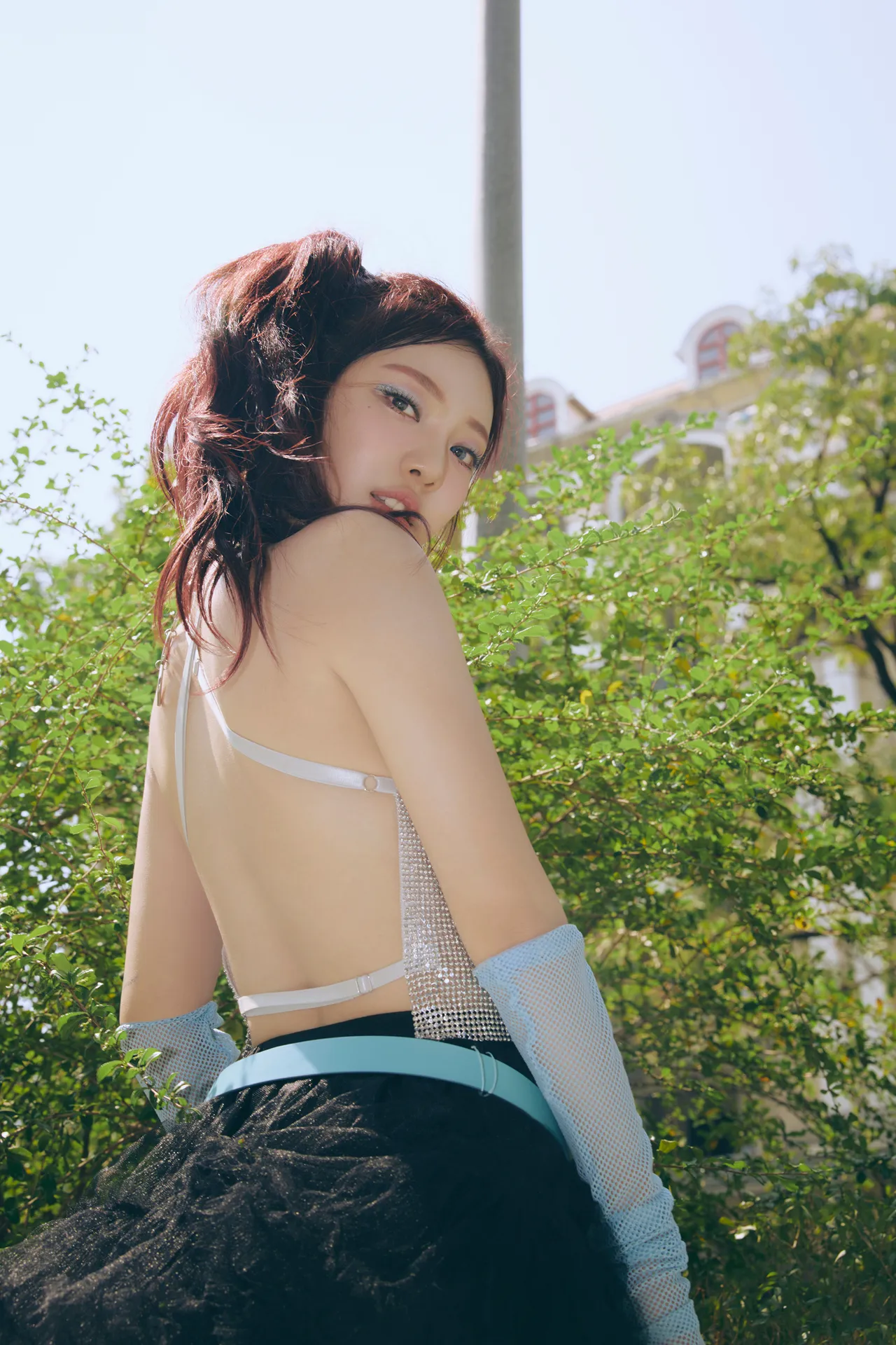 aespa中国成员Ningning。翻摄aespa微博