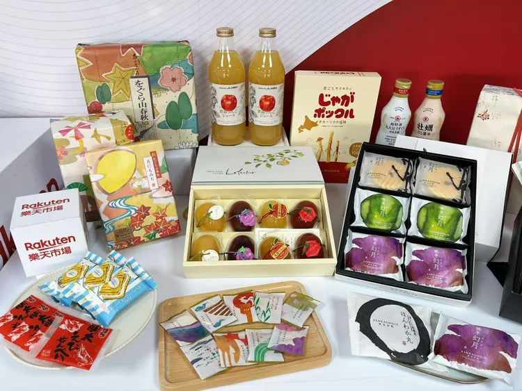 樂天市場推薦普發萬元4大購物選品，針對舌尖探險家推薦日本直送零食甜點。業者提供