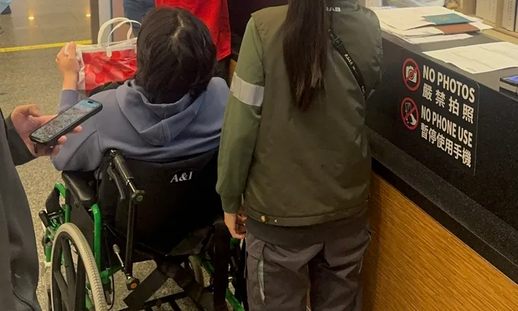 陳男一入境就遭逮。翻攝畫面