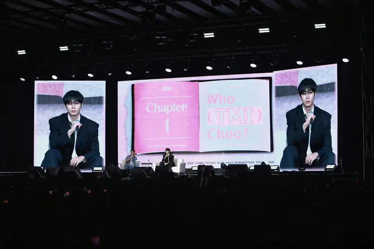 秋泳愚分享來台吃了超多美食，擔心變胖。D-SHOW提供