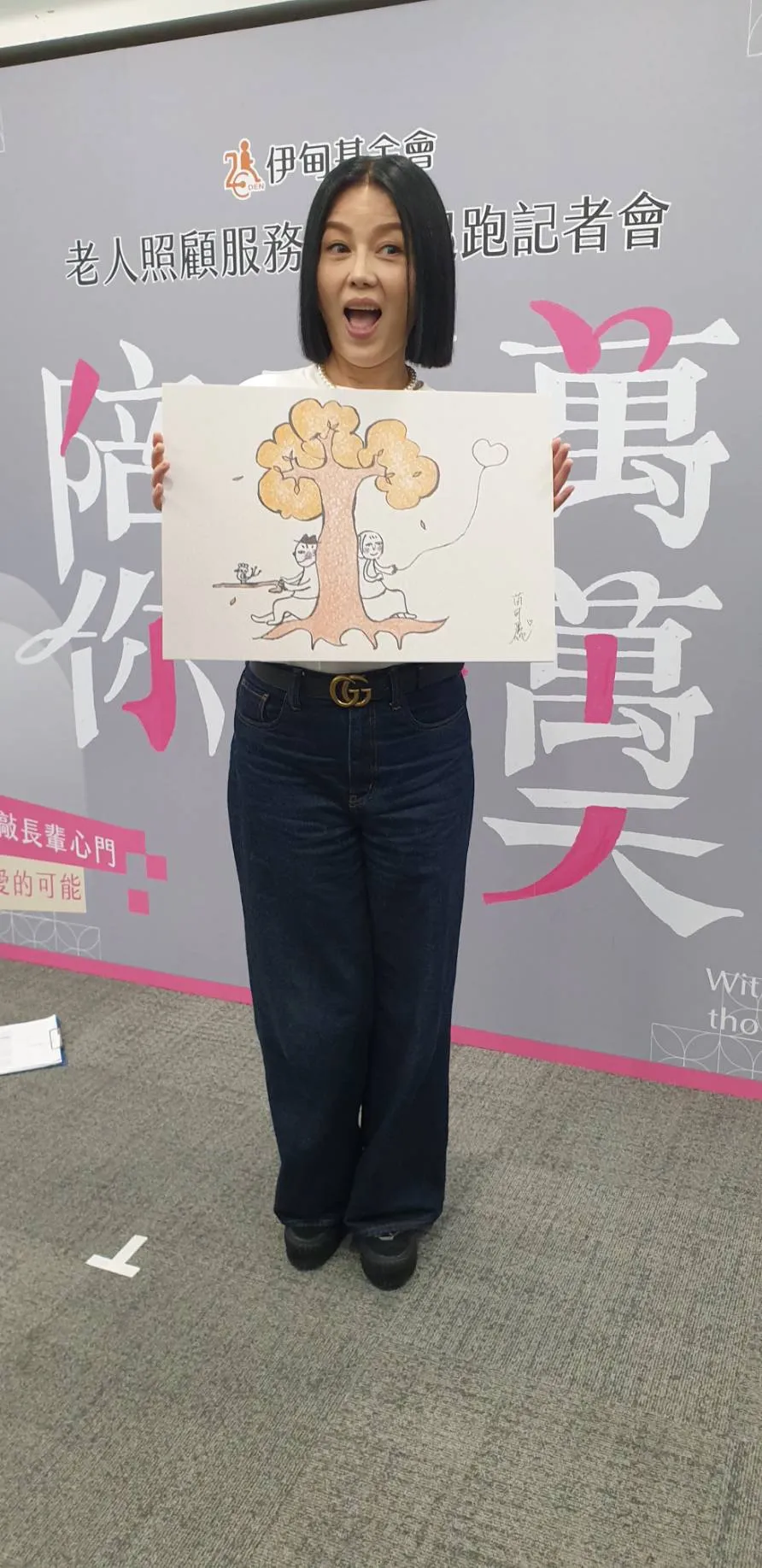 苗可丽表示，父亲今年初时因药物影响出现失智症状，让她的照顾工作充满挑战。张瑞振摄