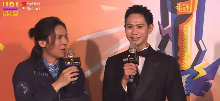 Andy老師（右）直言好幾夜睡不著。翻攝自走鐘獎YT