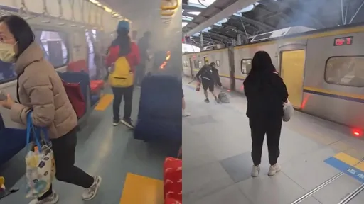 行動電源又出包！今早自燃事件燒台鐵座椅　官方將對學生求償